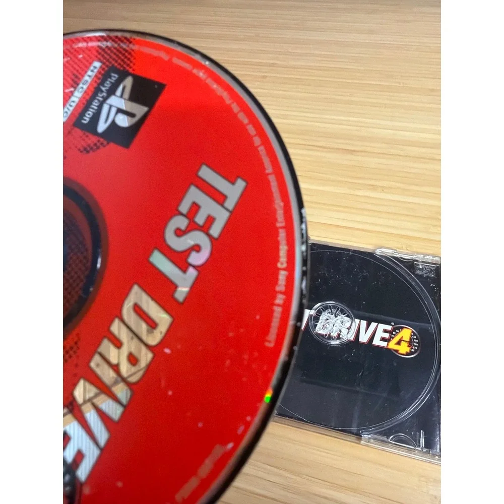 Test Drive 4 PS1 PlayStation Complete Untested Water Damage Crack Case‎